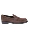 Tod's Man Loafers Dark Brown Size 8 Leather In Brown