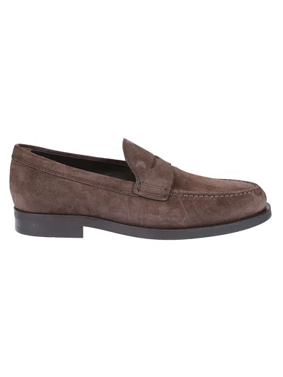 TOD'S TOD'S SUEDE MOCCASIN