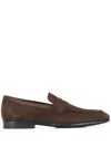 Tod's Man Loafers Dark Brown Size 8 Leather In Brown