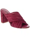 Tod's Suede Sandal In Red