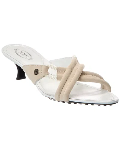 TOD'S TOD’S SUEDE SANDAL