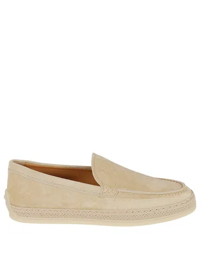 Tod's Suede Slip-on Moccasins