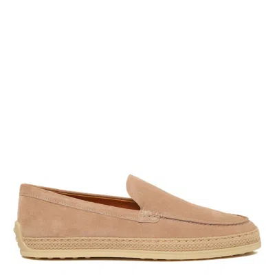 Tod's Suede Slipper Loafers