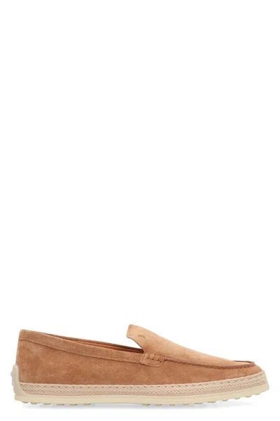 TOD'S TOD'S SUEDE SLIPPER LOAFERS