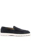 Tod's Mens Tods Ibrido Almond-toe Suede Loafers