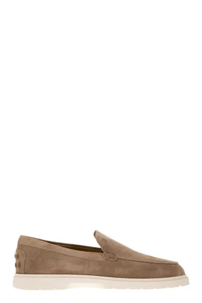TOD'S TOD'S SUEDE SLIPPER MOCCASIN