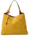 TOD'S TOD’S T LOGO SUEDE TOTE