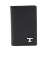 Tod's Textured Finish Wallets For A Sophisticated Look In Black