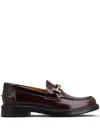 Tod's Loafers With Buckle And Golden Front