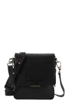Tod's T Timeless Mini Leather Shoulder Strap In Black