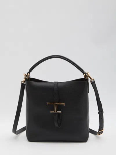 Tod's T Timeless Leather Bucket Bag