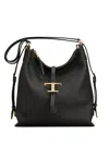 Tod's T Timeless Shoulder Bag In Leather Small In Black