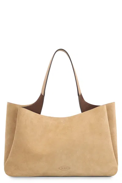Tod's Tods Logo Shoulder Bag In Brown