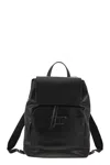 Tod's T Timeless Medium Leather Backpack In Black