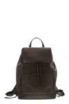 Shop Tod's T Timeless Medium Leather Backpack In Brown