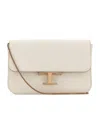 Tod's Ivory Leather Micro Crossbody Bag In White