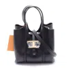 Tod's Leather T Timeless Micro Handbag Black In Black