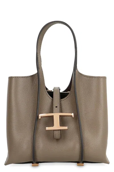 Tod's T Timeless Micro Leather Tote