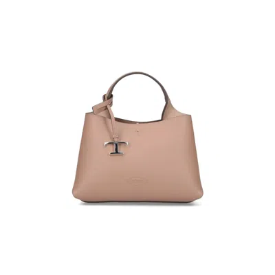 Tod's T-timeless Mini Bag In Brown