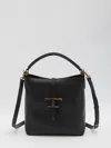 Tod's Mini Leather Bucket Bag In Black