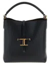 Tod's T-timeless Mini Leather Bucket In Black