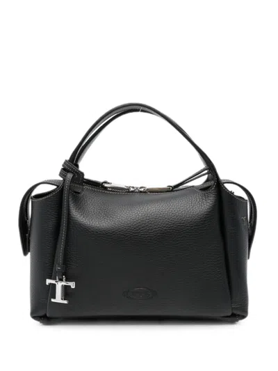 Tod's T Timeless Mini Handbag In Black