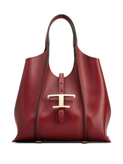 Tod's T Timeless Mini Leather Shopping Bag