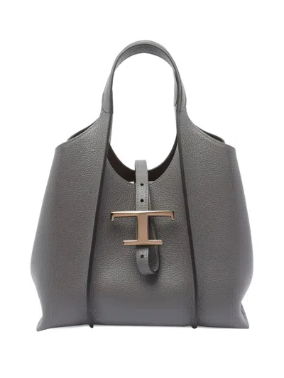 Tod's T Timeless Mini Leather Shopping Bags