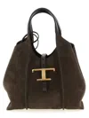 Tod's T Timeless Mini Shopping Bag In Brown