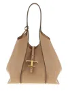 Tod's T Timeless Shopping Bag In Brown
