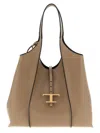 Tod's T Timeless Shopping Bag In Brown
