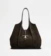 Tod's "t Timeless" Shoulder Bag In Brown