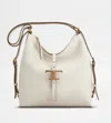 Tod's "t Timeless" Shoulder Bag In White