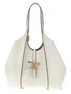 Tod's T Timeless Small Shopping Bag In White