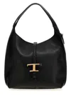 Tod's Small T Timeless Shoulder Bag In Black