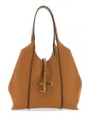 Tod's T Timeless Small Leather Tote Bag