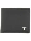 Tod's "t Timeless" Wallet In Black