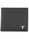 Tod's Fold Wallets Bi-fold Design In Black
