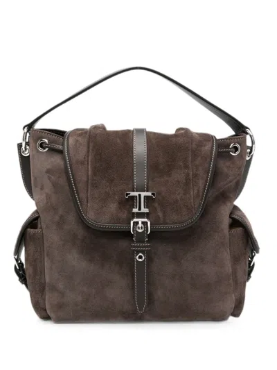 TOD'S TOD'S T TIMLESS MINI LEATHER BACKPACK