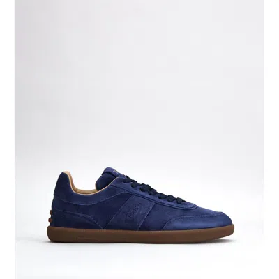 Tod's Panelled Leather Sneakers Rubber Sole In Multi