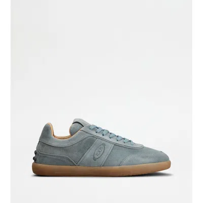 Tod's Tabs Sneakers In Suede In Grey