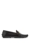 Tod's Loafers With Golden Detail And Gommino Sole In Brown