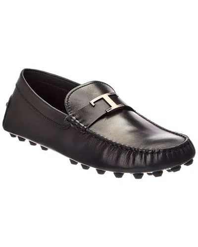 Tod's Timeless Leather Loafer In Animal Print