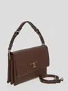 Tod's 'timeless' Medium Brown Leather Crossbody Bag In Brown