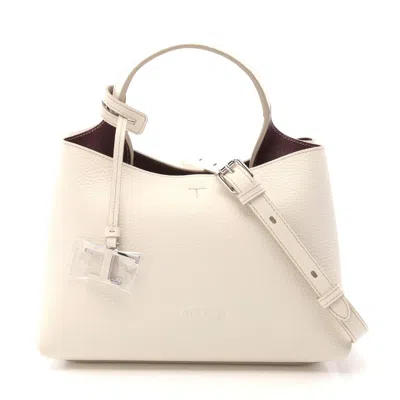 Tod's Timeless Micro Leather Handbag White