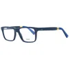Tod's To-1035267-1-fbb-65 Plastic Rectangle Eyeglasses In Blue