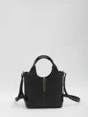 Tod's Mini Tote Shopping Bag In Leather, Black.