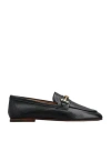 Tod's Leather Loafers With Bow In Black