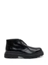 Tod's Leather Shoes With Sole And Lace-up Closure In Black