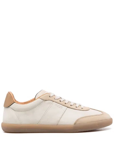 Tod's Ivory Suede Sneakers For Men In 0ez8